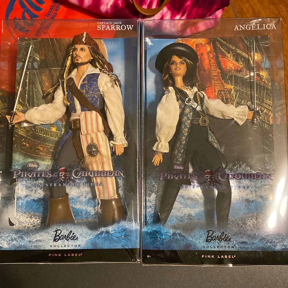 BARBIE ANGELICA AND JACK SPARROWS PIRATES IF THE CARRIBEAN
